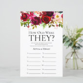 Papier Floral Bourgogne Quel Âge Ont-Ils Été LGBTQ (Debout devant)