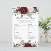 Papier Floral de Bourgogne ce qui est dans votre téléphon (Debout devant)