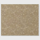 Papier floral d'emballage cadeau de feuille de (Plat)