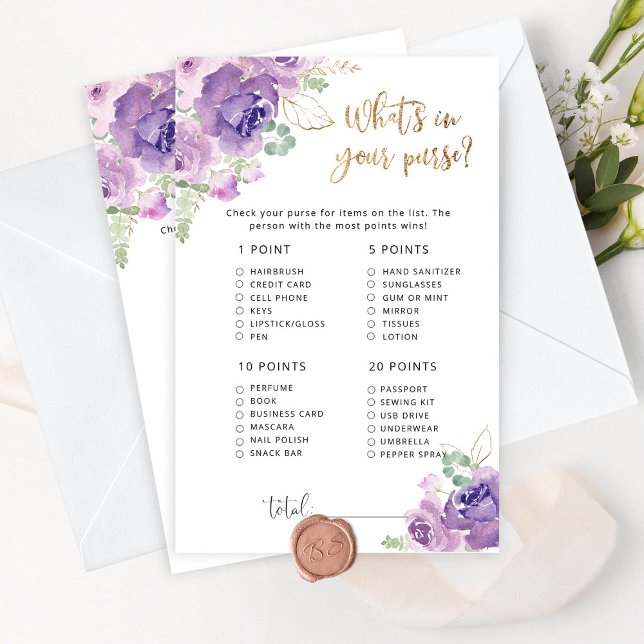 Papier Floral d'or violet ce qui est dans votre jeu de pu (Créateur téléchargé)