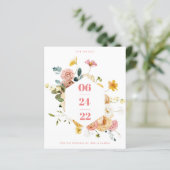 Papier Floral Enregistrer la date | Sutton (Debout devant)