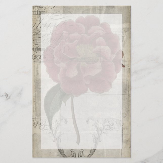 Papier Floral français III (Devant)