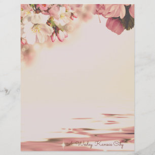 Papier Floral personnalisé