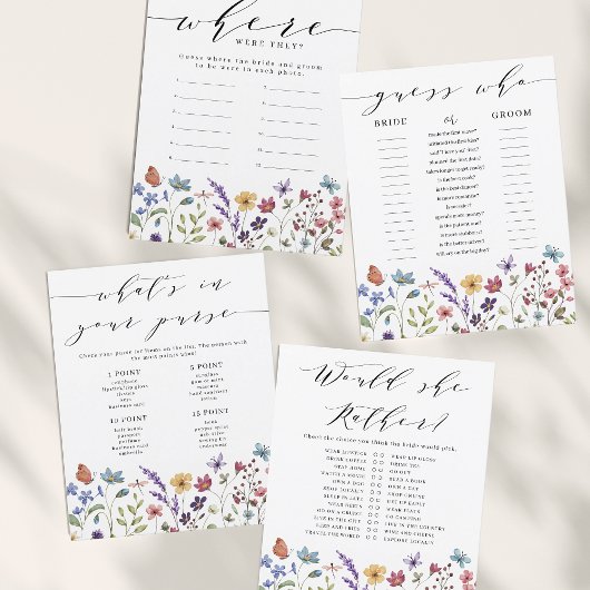 Papier Floral printemps été où étaient-ils jeu nuptial