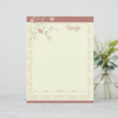 Papier Floral rose Accentué (Debout devant)