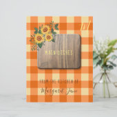 Papier Floral rustique ferme recette organisateur diviseu (Debout devant)