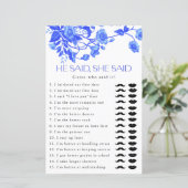 Papier Floral Toile Français Il A Dit Qu'Elle A Dit Jeu D (Debout devant)