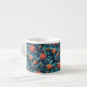 Papier floral transparent motif Spécialité Mug