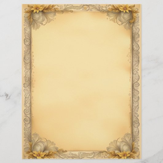 Papier Floral vintage (Devant)