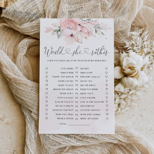 Papier Floral Voudrait-elle plutôt nuptiale douche jeu