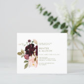 Papier Flore Faire-part de mariage (Debout devant)