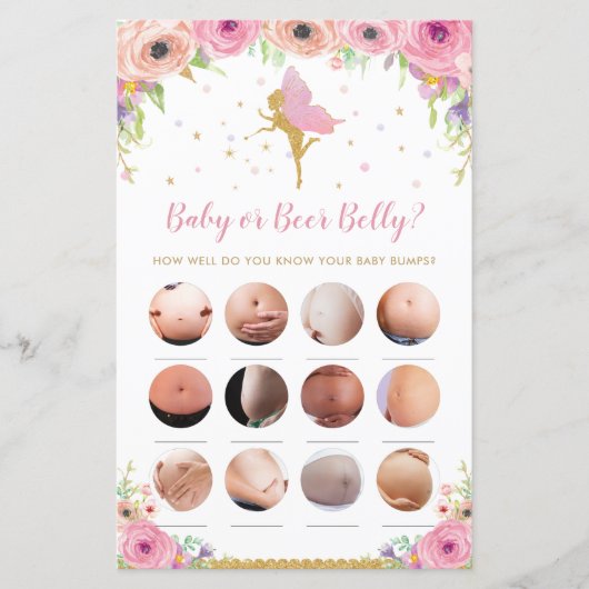 Papier Flore Fairy Baby Prédictions et conseils Activité (Devant)