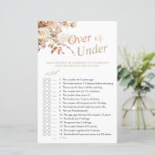 Papier Flore Neutre Élégante Au-Dessus Ou Sous Le Jeu De  (Debout devant)