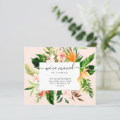 Papier Floride tropicale Floride Budget Moving Faire-part (Debout devant)