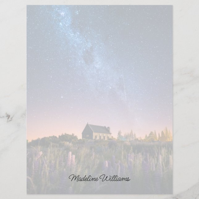 Papier Flowers (homonymie) | Lupines Blooming Lake Tekapo (Devant)