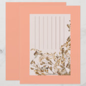 Papier Folha pardais com envelope (Devant / Derrière)
