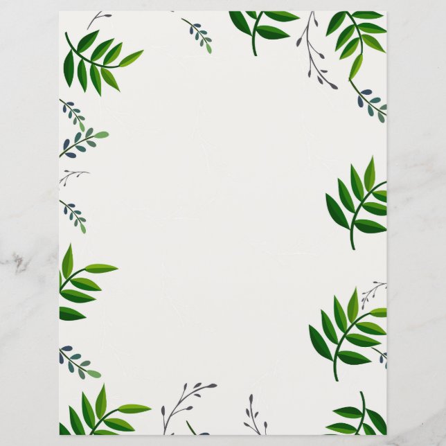 Papier Foliage (Devant)