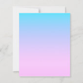 Papier Fond dégradé bleu et rose (Dos)