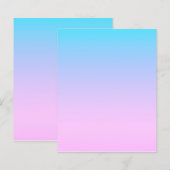 Papier Fond dégradé bleu et rose (Devant / Derrière)