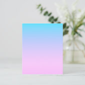 Papier Fond dégradé bleu et rose (Debout devant)
