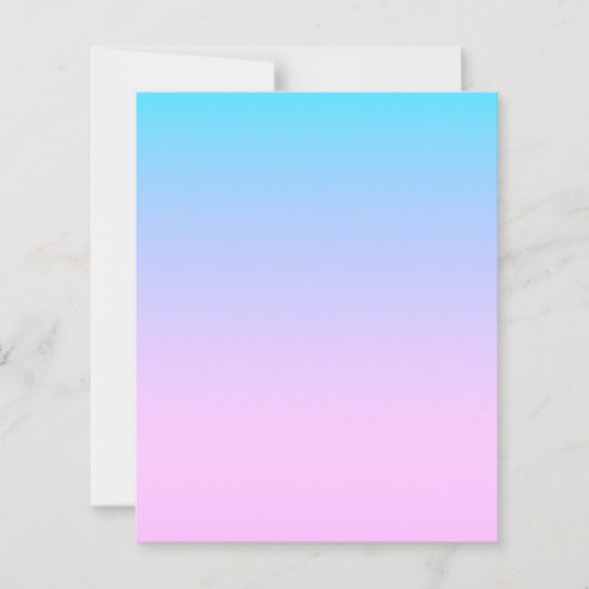 Papier Fond dégradé bleu et rose (Devant)