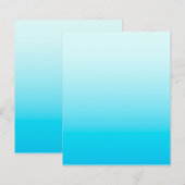 Papier Fond ombré bleu aqua (Devant / Derrière)