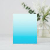 Papier Fond ombré bleu aqua (Debout devant)