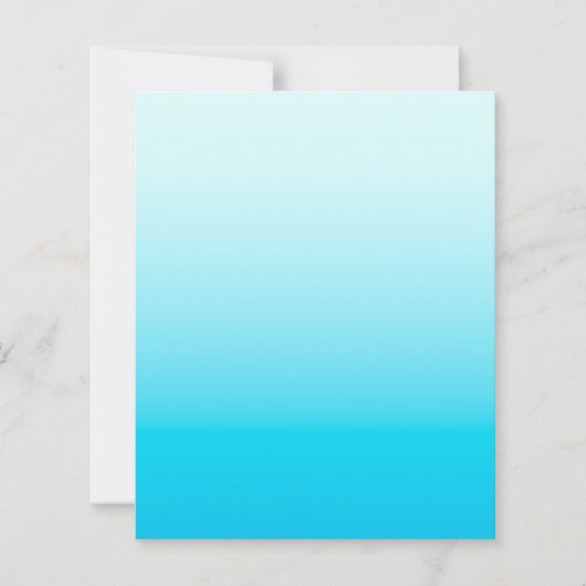Papier Fond ombré bleu aqua (Devant)