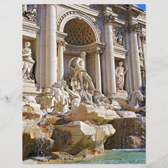 Papier fontaine de Trévi (Devant)