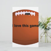 Papier football américain (Debout devant)
