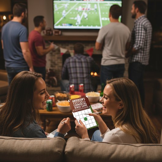 Papier Football Publicité commerciale Bingo Jeu