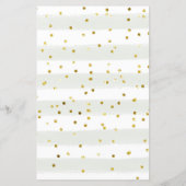 Papier Forêt d'animaux d'hiver boisé Prières pour bébé (Dos)