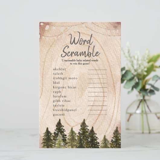 Papier Forêt forestière d'hiver Débauche (Debout devant)