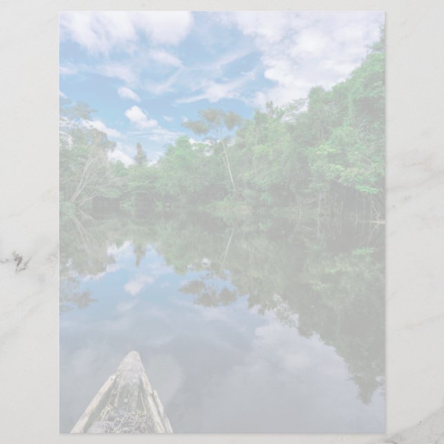 Papier Forêt | Forêt de la jungle péruvienne (Devant)