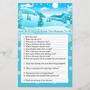 Papier Forêt hivernale de neige comment bien savez-vous j