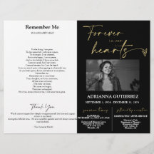 Forever in Our Hearts Memorial Photo Program