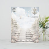 Papier Forever Loving You From Afar Memorial Paper Sheet (Debout devant)