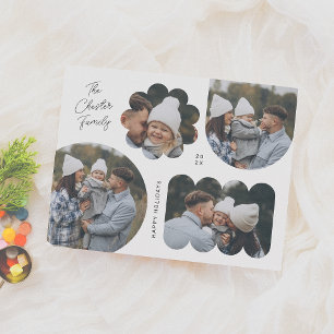 Papier Formes jouées Noël Photo Collage Budget