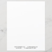 Papier Formulaire de commande de T-Shirt moderne pour pet (Dos)