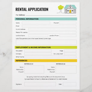 Papier Formulaire de demande de location Locataires locat