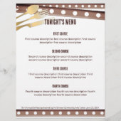 Papier fourche collée tomate cuillère couteau à manger re (Devant)