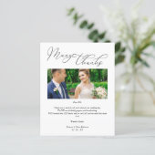 Papier Fournisseurs de Merci simple et bon marché Photo (Debout devant)