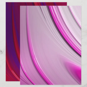 Papier Fractal rouge violet rose ombre rouge