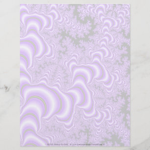 Papier Fractal S~01 En-tête personnalisé 02 - 8,5 po x 11