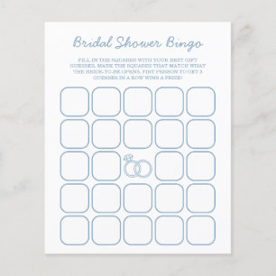 Papier Fraîchement Sorti du Marché Bingo de Baby Shower d