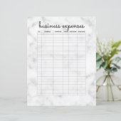 Papier Frais d'affaires simples en marbre noir (Debout devant)