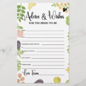 Papier Frais Hors Du Marché Conseil Souhaite Pour La Mari (Devant)