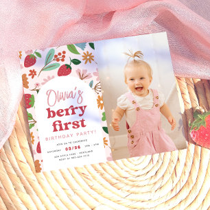 Papier Fraise Berry Premier budget Photo Anniversaire