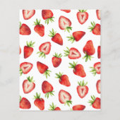 Papier Fraise Le Prix Bon Baby shower Jeu (Dos)