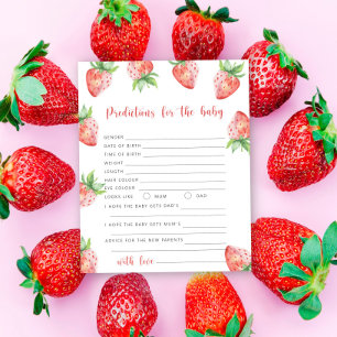 Papier Fraise - prédictions et conseils pour bébé